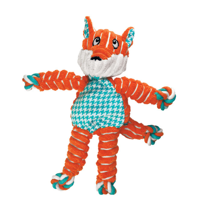Kong Hračka pískací pro psa Liška Floppy Knots Fox S/m