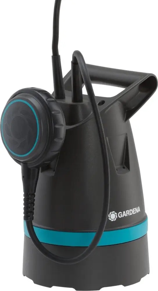 Ponorné čerpadlo Gardena 250 W 8200 l/h Nízký Sací Výkon Ideální Do Bazénu