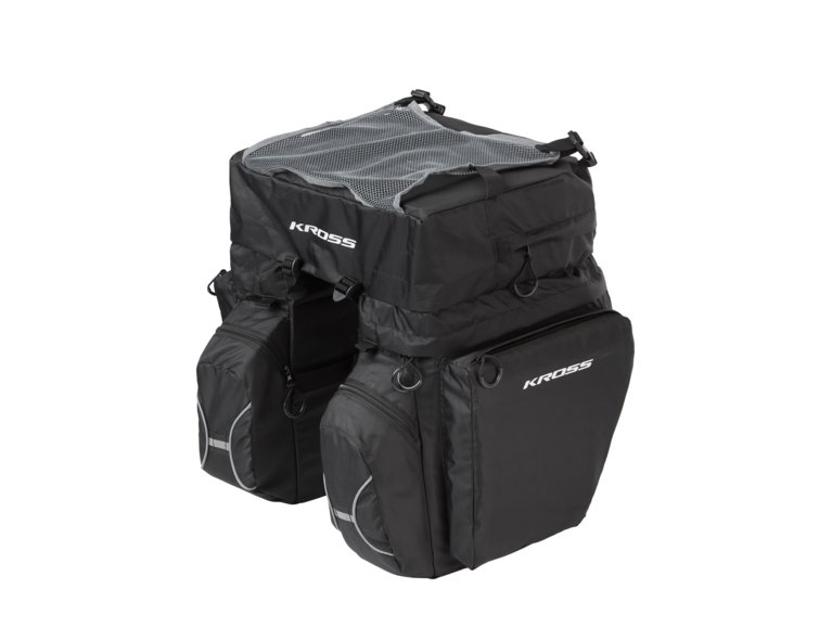 Sakwa rowerowa tylna Kross Roamer Triple Rear 20l czarna