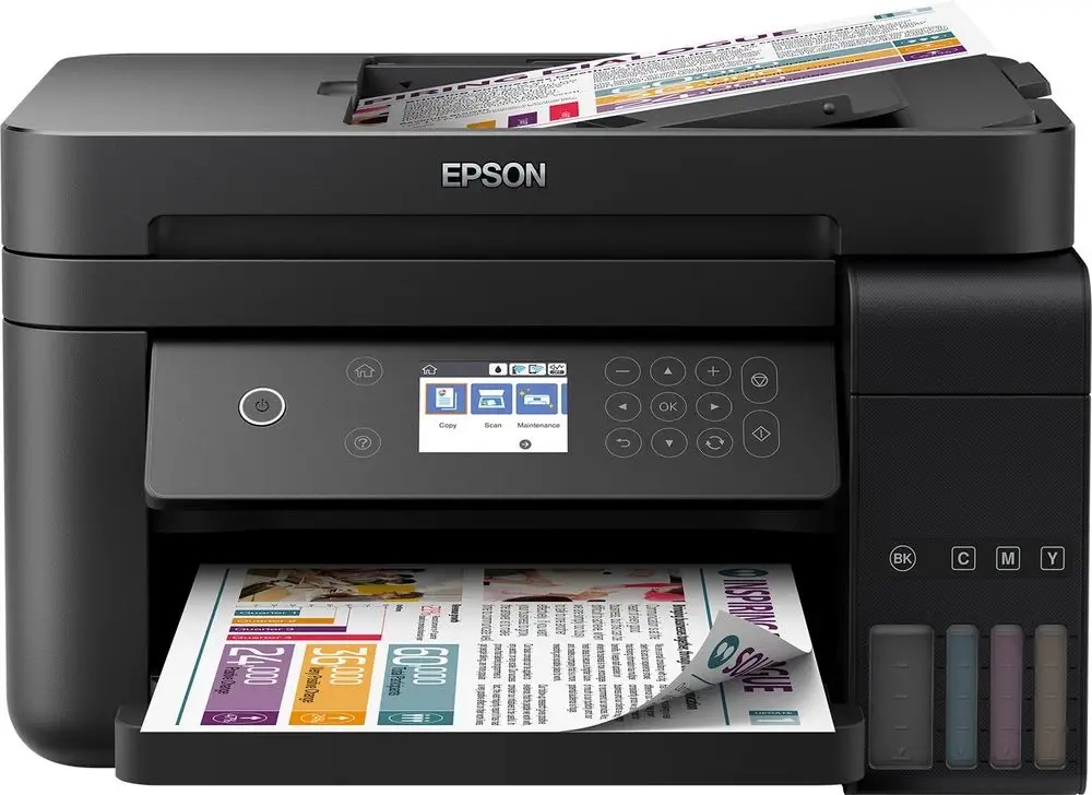 Używana drukarka 3w1 (kolor) Epson ITS L6170 PRZEBIEG 43244 DUPLEX LAN