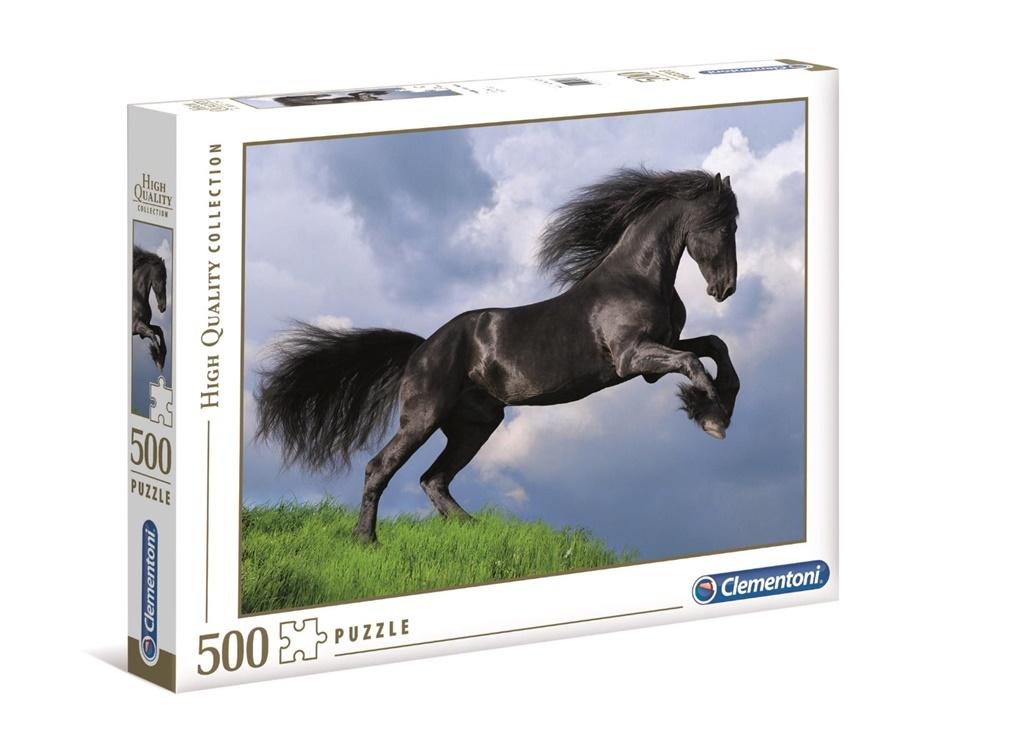 

Clementoni Puzzle Czarny koń fryzyjski 500 elem.