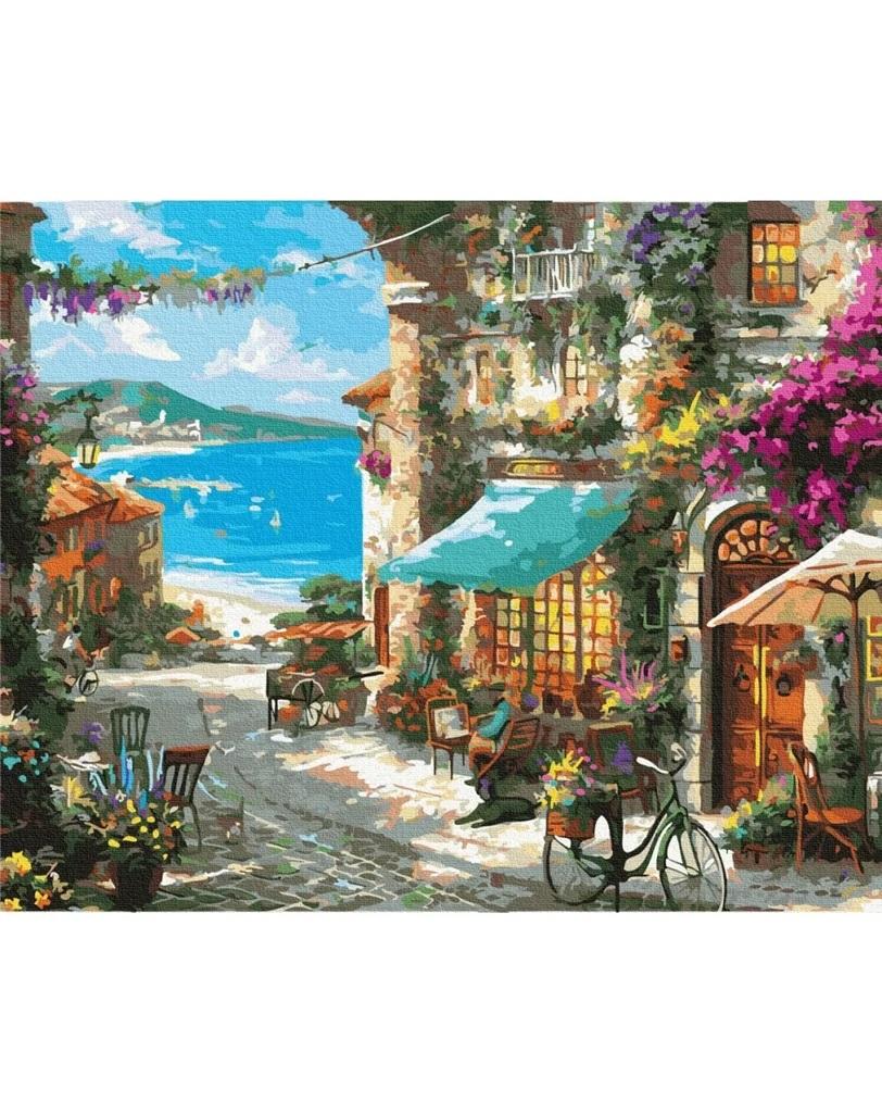 Malování podle čísel. Italská kavárna, 40x50 cm