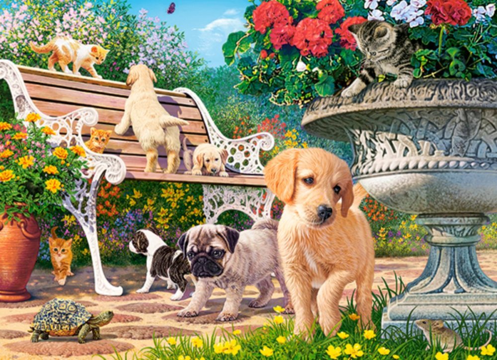

Puzzle 100 Pieski Szczeniaki Zwierzęta 6+ Castor