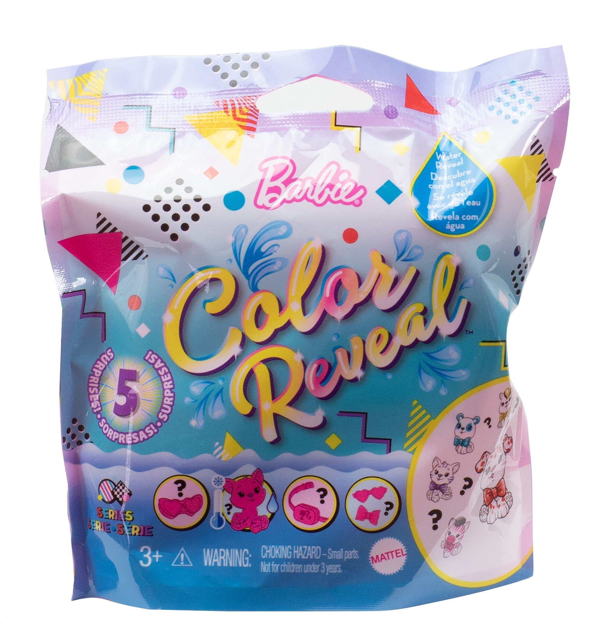 

Barbie Color Reveal Monochrom Zwierzątko GTT11