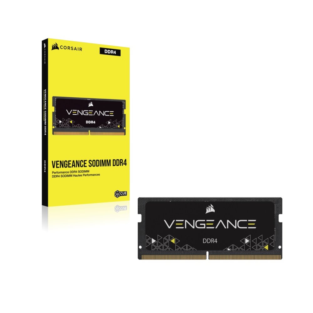 CORSAIR DDR4, 2400MHz 16GB 1x260 SODIMM, 16-16-16-39, Black PCB, 1.2V — 6