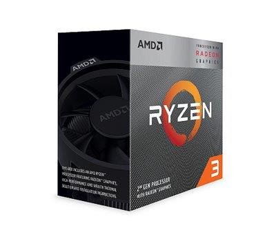 AMD Ryzen 3 3200G (4.00 GHz, 6 MB, 65W, AM4) BOX, RX Vega 8 Graphics — 8