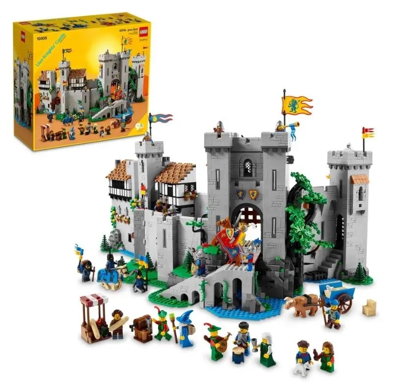 Lego Icons Sada Zámek rytířů erbu Lev 10305 série Hrad Středověk