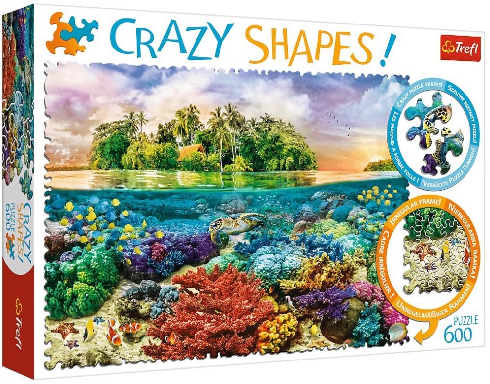 

Puzzle Trefl Crazy Shapes Tropikalna Wyspa 11113