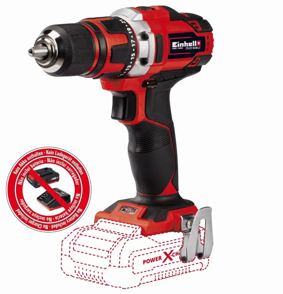 EINHELL Wiertarko-Wkrętarka Akumulatorowa 18V 35Nm Bez Akumulatora — miniatura 16