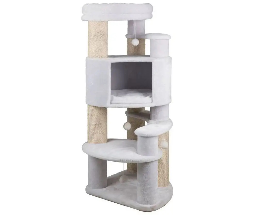Levně Trixie Stojanový škrabák Zita XXL pro velké kočky 147 cm, bílý