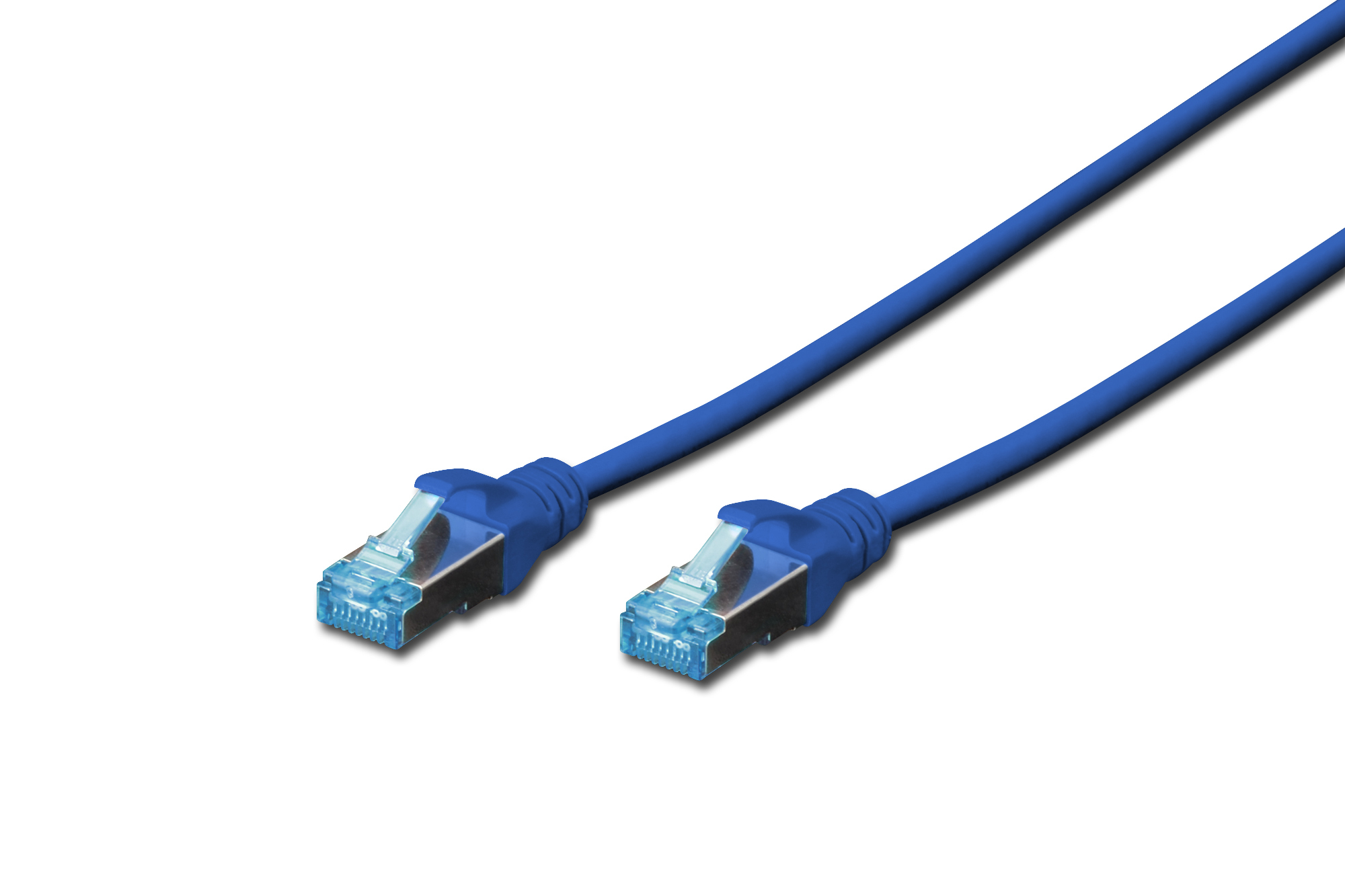 Kabel krosowy Digitus RJ45-RJ45, kat. 5e, 0,5 m, niebieski