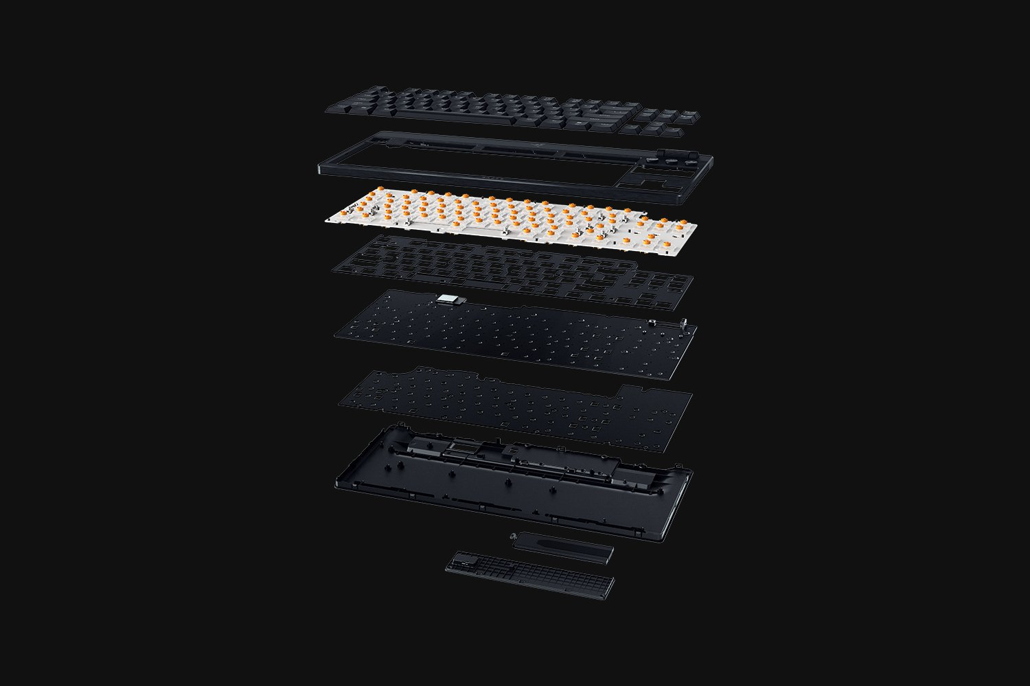Razer Klawiatura BlackWidow V4 Low-Profile TKL HyperSpeed, Zielony, US — 20