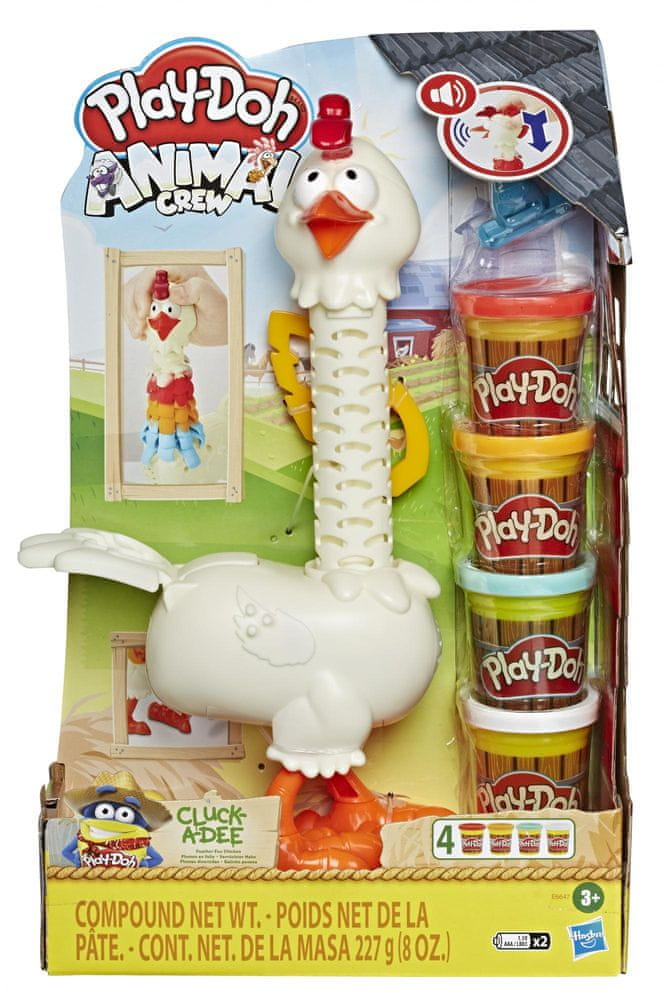 

Playdoh Ciastolina Zestaw Farma Kurczak Dźwięki