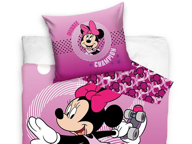 komplet pościeli  MYSZKA MINNIE 140x200+ 70x90cm    MNN209402-PP — 3