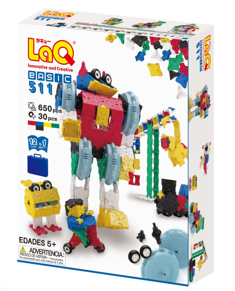 Klocki Basic 511 (650 elementów) LaQ