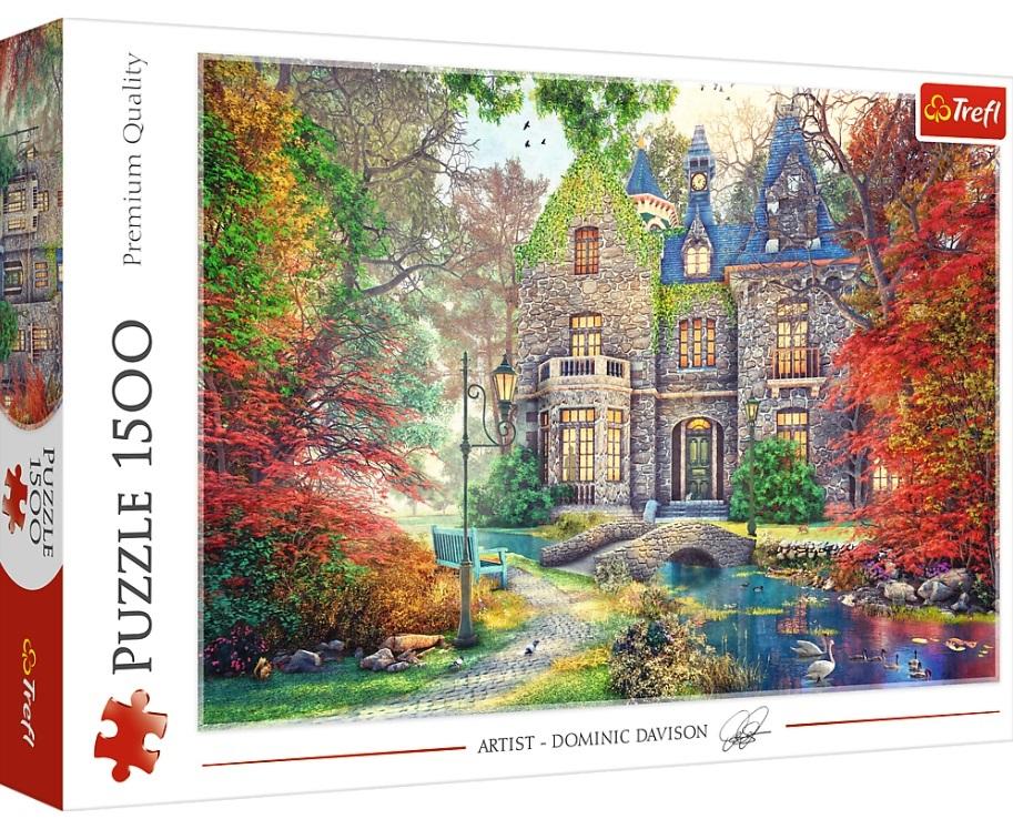 Puzzle Trefl 1500 elementów Jesienny Dworek