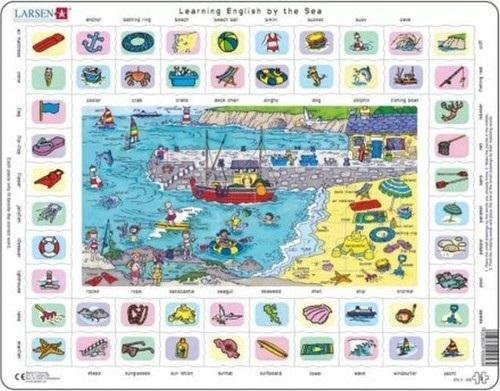 Puzzle Learning english by the sea Maxi