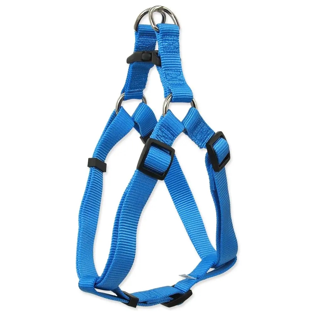 Postroj pro psy Dog Fantasy Classic modrý XL