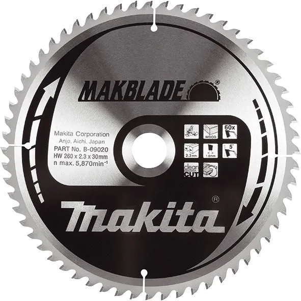 Makita Kotoučová Pila 260x30x 40z