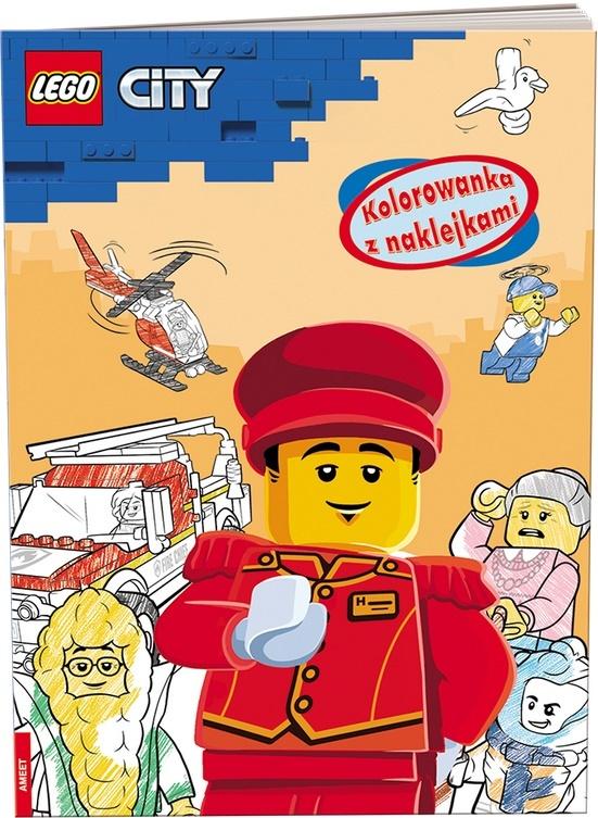 

Lego City. Kolorowanka z naklejkami Praca zbiorowa