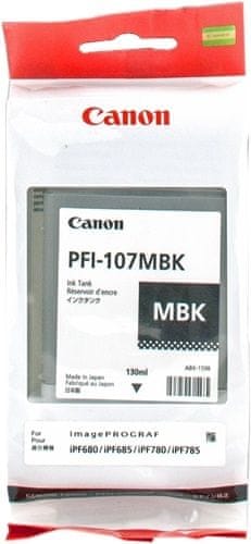 Originálny atrament PFI-107MBK 6704B001 pre Canon iPF 680 685 780 785 (2027)