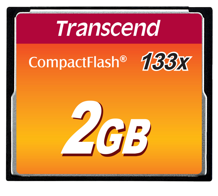 Transcend 2GB Cf (133X) paměťová karta (MLC)
