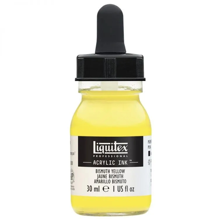 Tusz akrylowy Liquitex Bismuth Yellow 30 ml Acrylic Ink 155