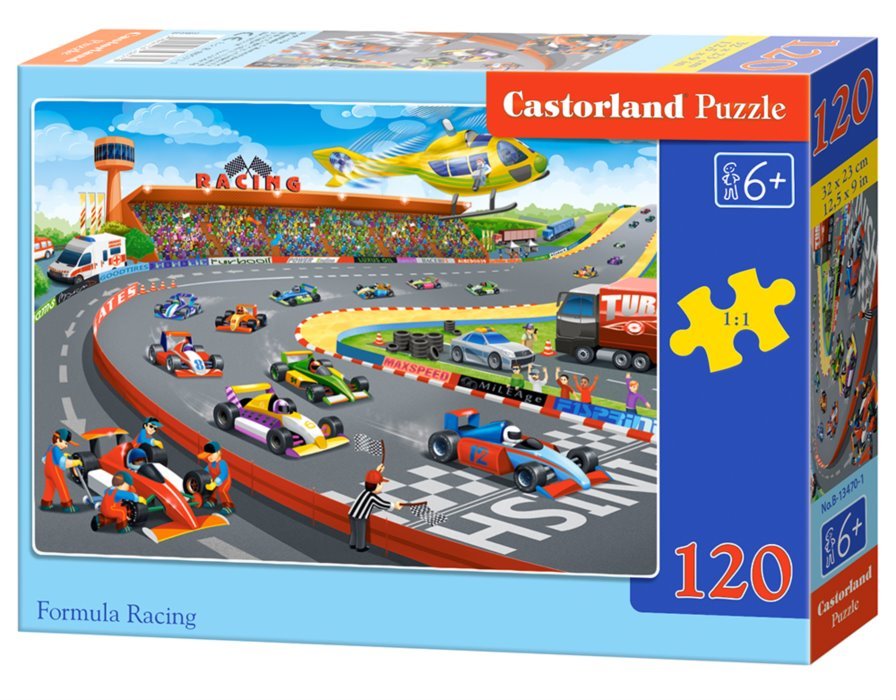 

Puzzle Castorland 120 szt. Puzzle Formula Racing