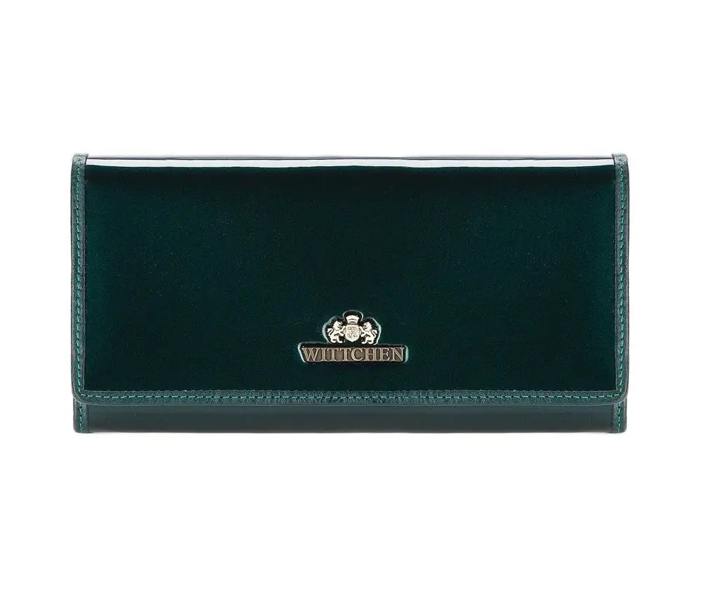 Portfel Wittchen Verona 25-1-075-0 Zielony Damski Skóra Naturalna