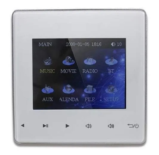 Bsa WA425, nástěnný MP3 přehrávač se zesilovačem do sauny