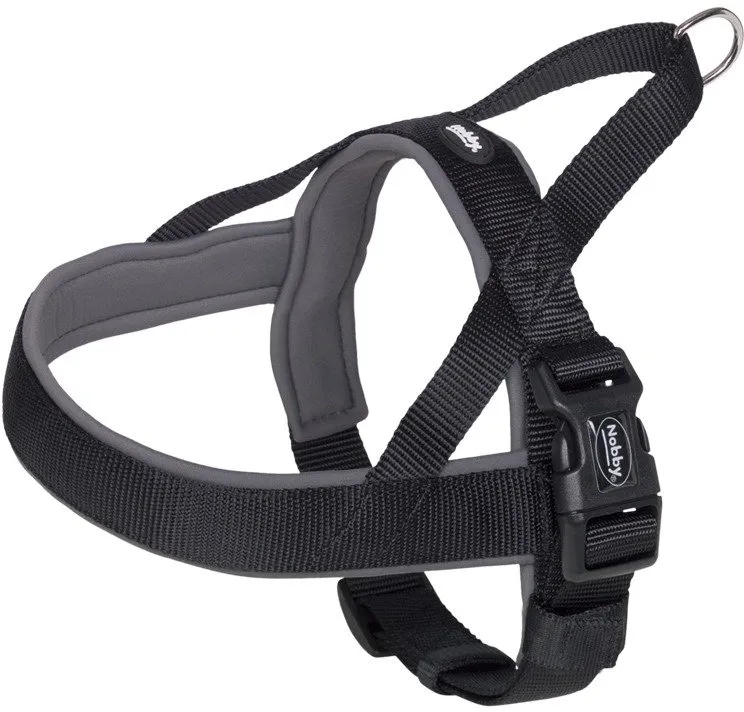 Levně Nobby Classic Preno Popruhy L Černé 60-76cm; 25/35