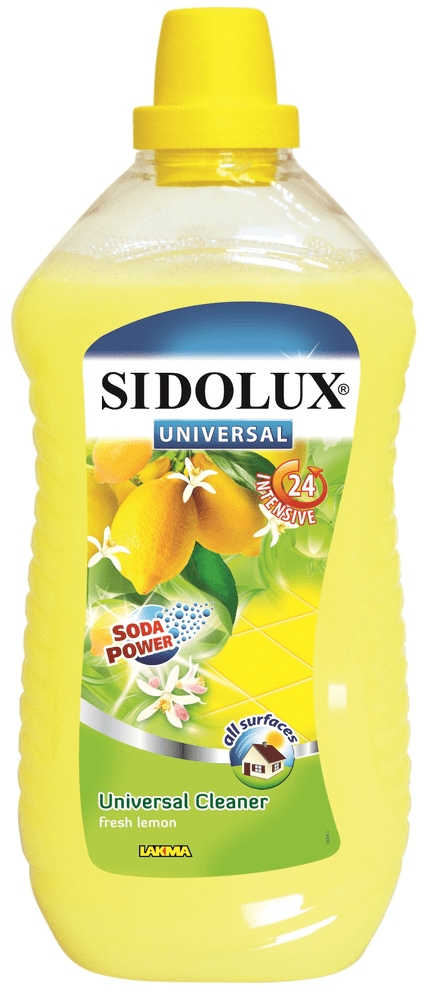 7X Sidolux čisticí prostředek na podlahy citronový 1L