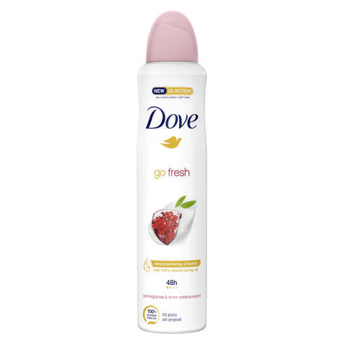 

Dove Go Fresh Pomegranate Deo Spray 250Ml