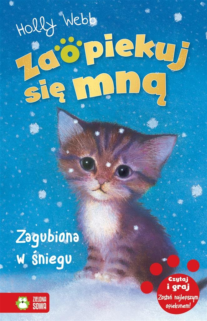 

Zaopiekuj się mną. Zagubiona w śniegu Zielona Sowa