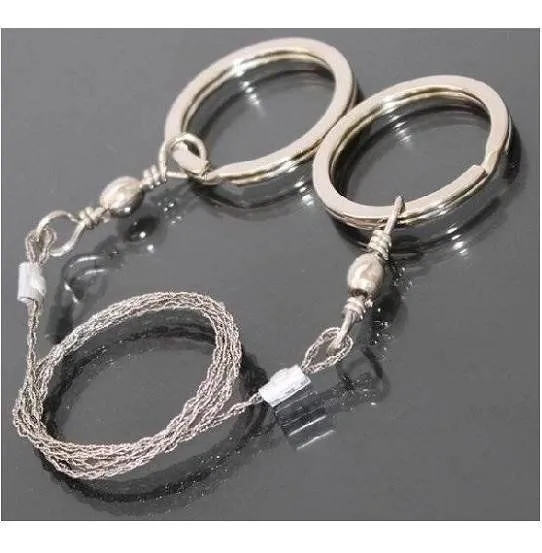 PIŁA RĘCZNA STRUNOWA DO CIĘCIA SURVIVAL STAL kieszonkowa składana Model AG519