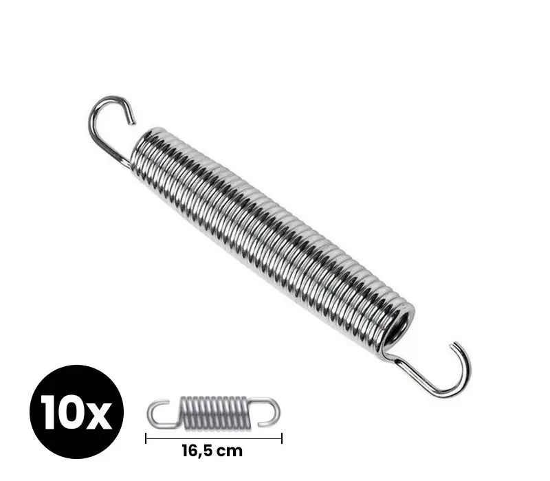 SPRĘŻYNA do trampoliny 460 cm (16,5 cm) zestaw 10 szt.