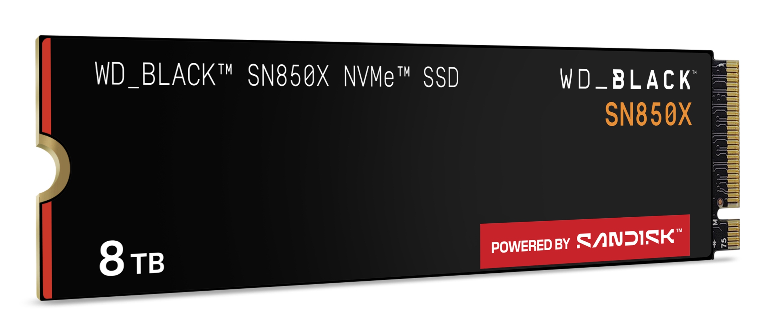 WD SSD Black SN850X (M.2 2280, 8TB, PCIe Gen4 x4 NVMe) — 8