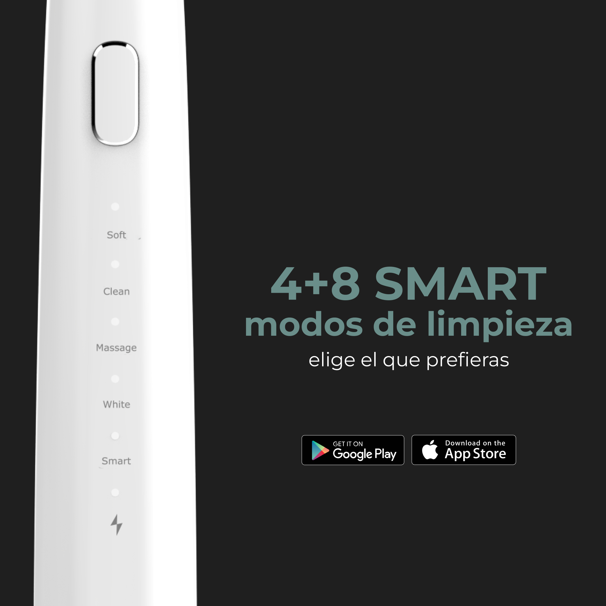 AENO DB1S Szczoteczka soniczna Smart 46000 RPM 90 dni IPX7 biała — 24