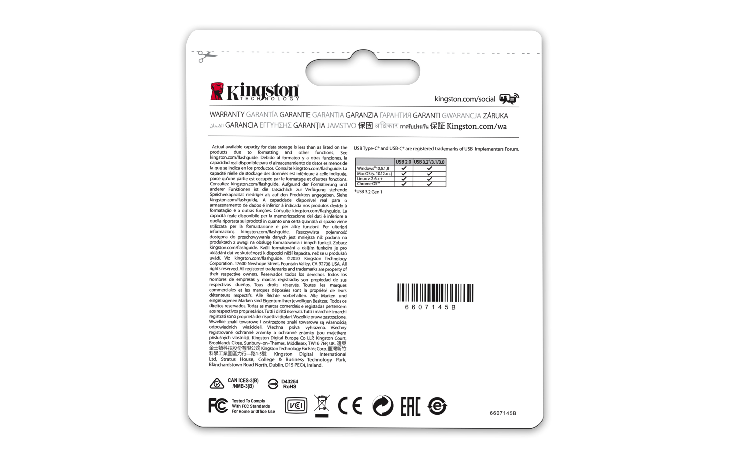 KINGSTON 64GB DataTraveler microDuo 3C 200MB/s dual USB-A + USB-C — 7