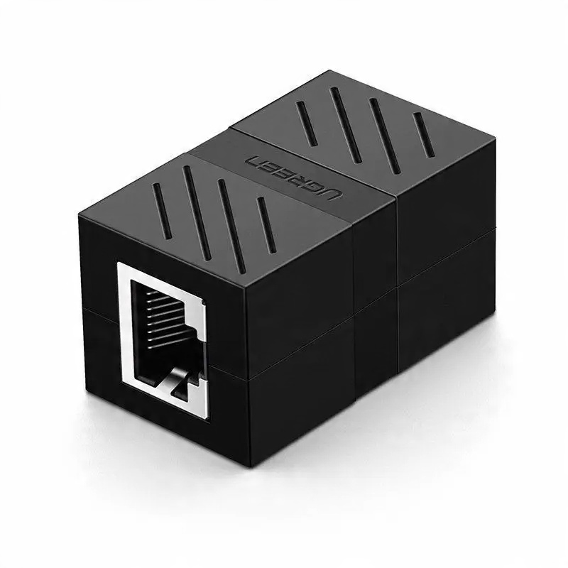 

Złączka łącznik kabli sieciowych RJ45 10Gbps czarn