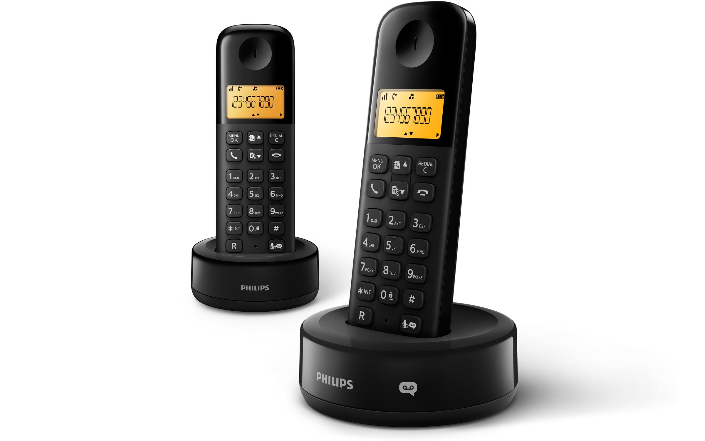 Bezdrátový telefon Philips D135 Duo, Interkom 2x