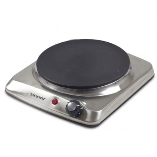 Beper 90820 jednoplotýnkový nerez elektrický vařič 1500W