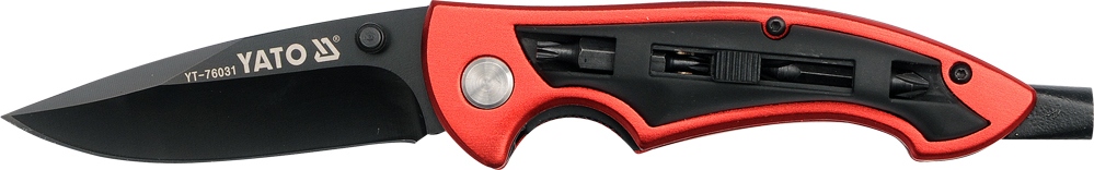 МНОГОФУНКЦИОНАЛЬНЫЙ СКЛАДНОЙ НОЖ С БИТАМИ