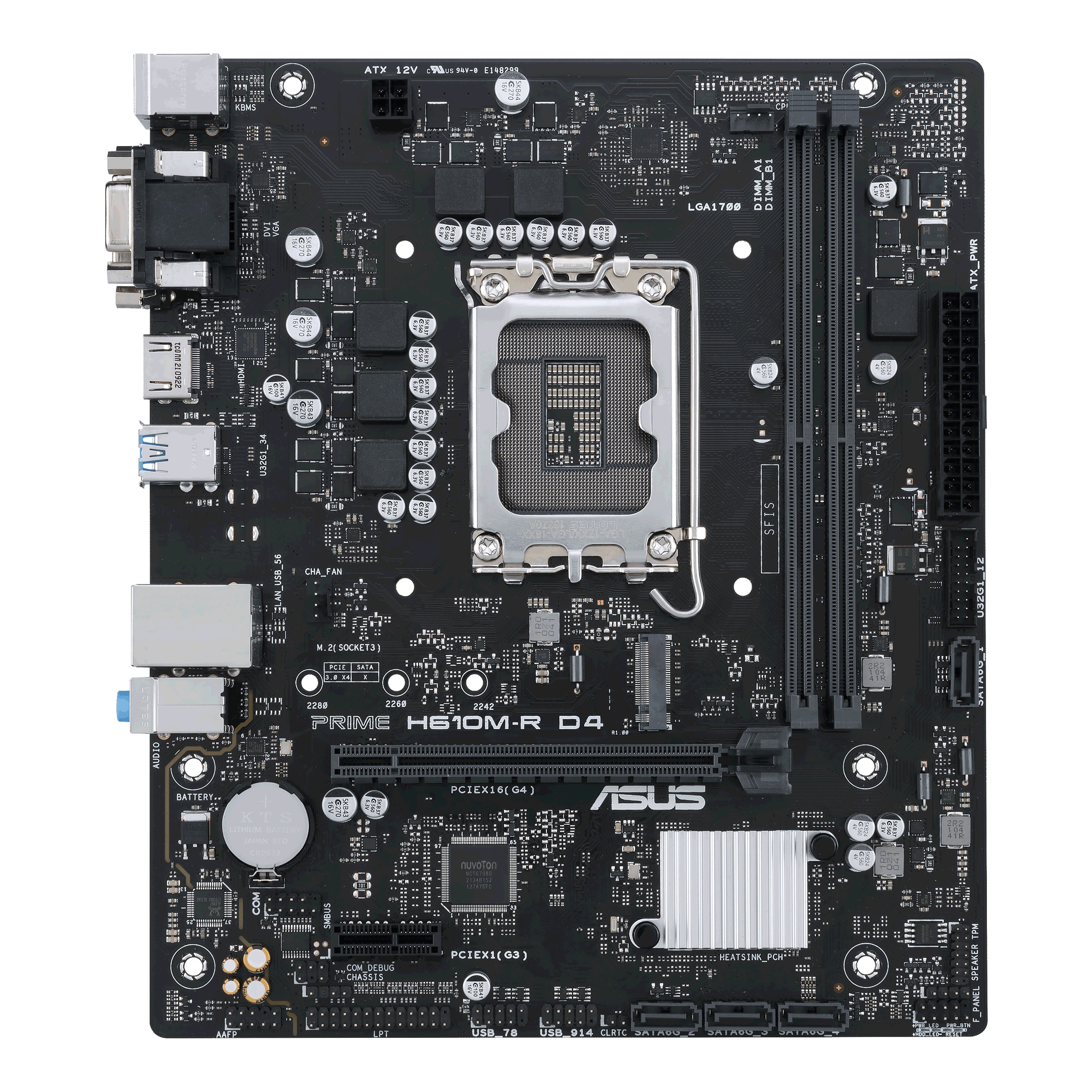 Základná doska Micro Atx Asus Prime H610M-R D4