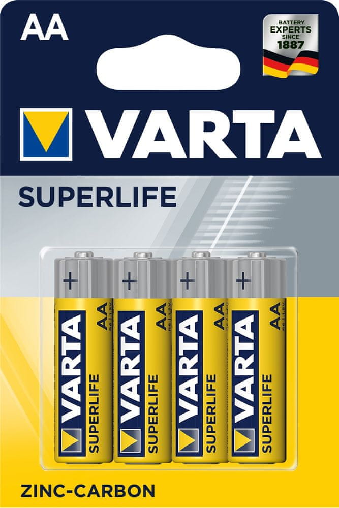 

Zestaw baterii Varta Superlife R6 Aa Zn-C x 4