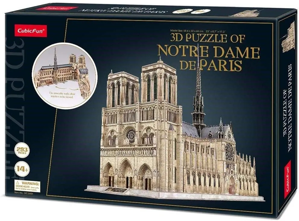 Puzzle 3D Notre Dame de Paris CubicFun 293el. MC260h
