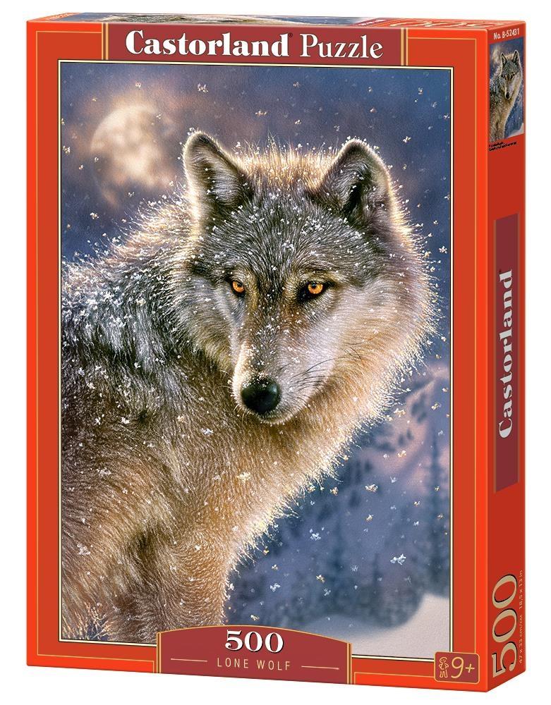 

Puzzle 500 el. Samotny wilk Castor 52431
