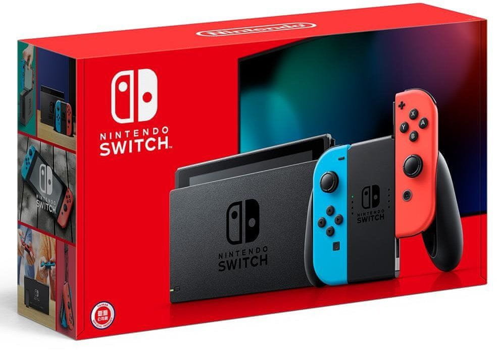 Outlet Konsola Nintendo Switch czerwony jack usb C