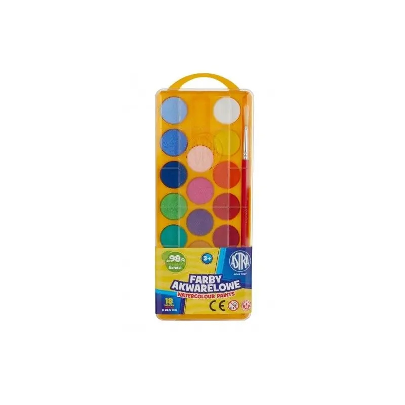 farbki akwarelowe 18szt. ASTRA | 0236 — 2