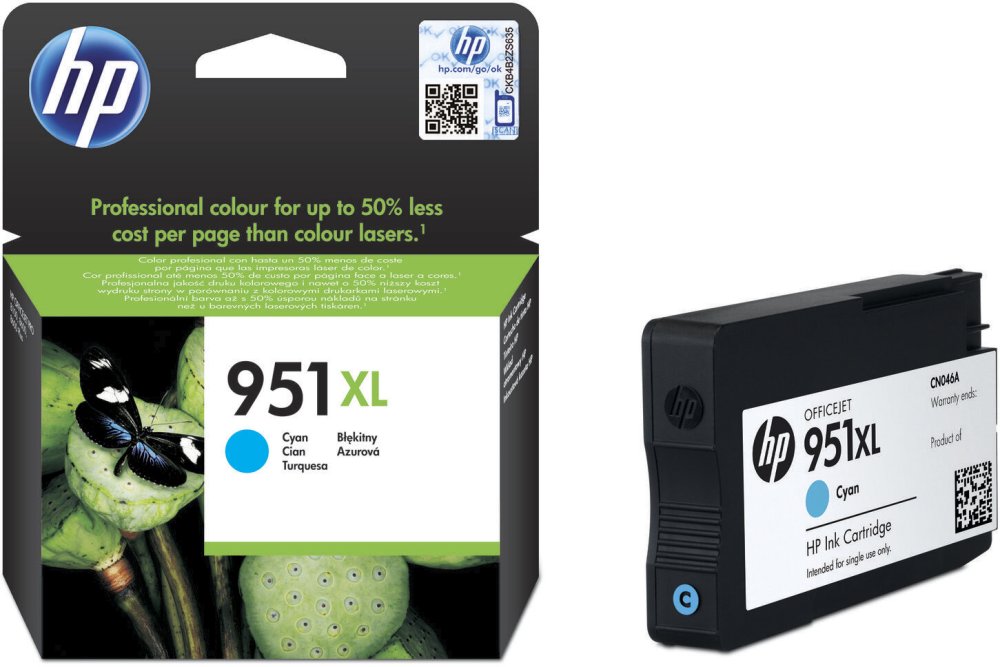 Originální inkoust Hp 951XL Officejet Pro 251DW, Pro 276DW, Pro 8100